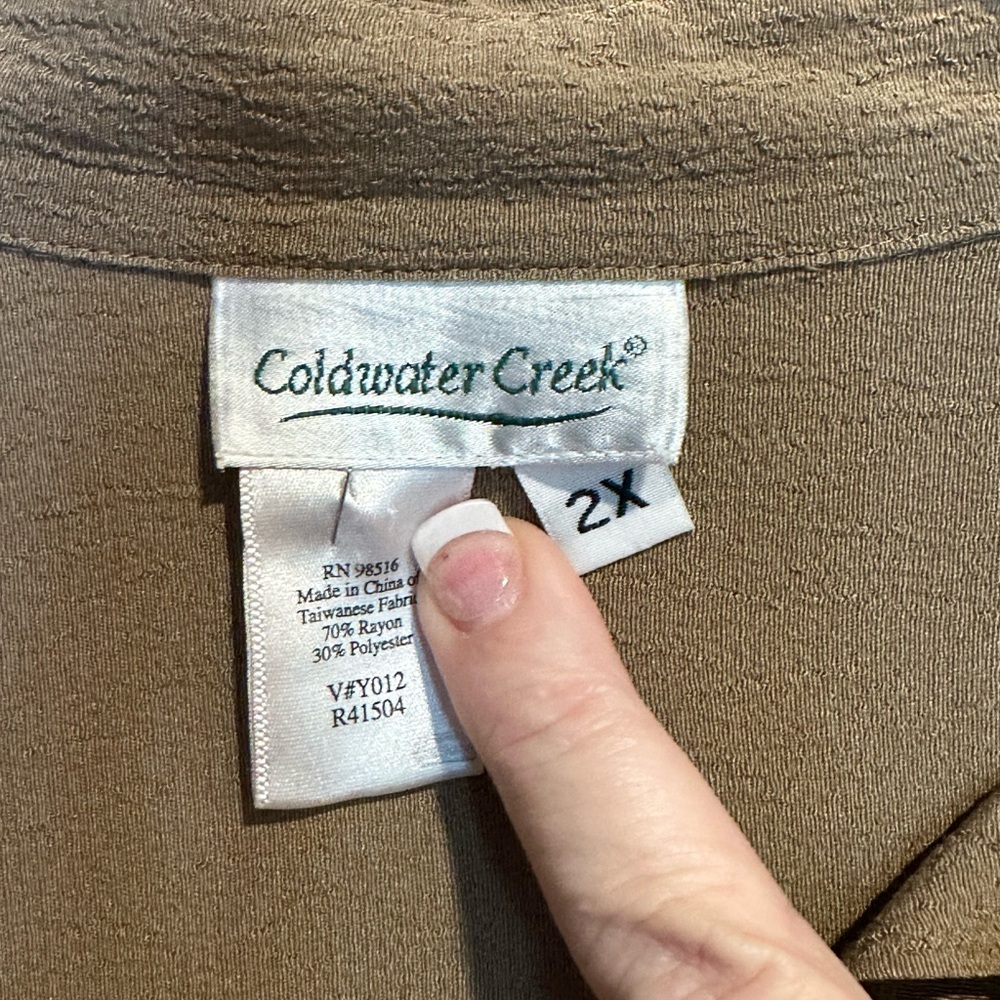 Coldwater Creek Button Down Shirt - Picture 3 of 6